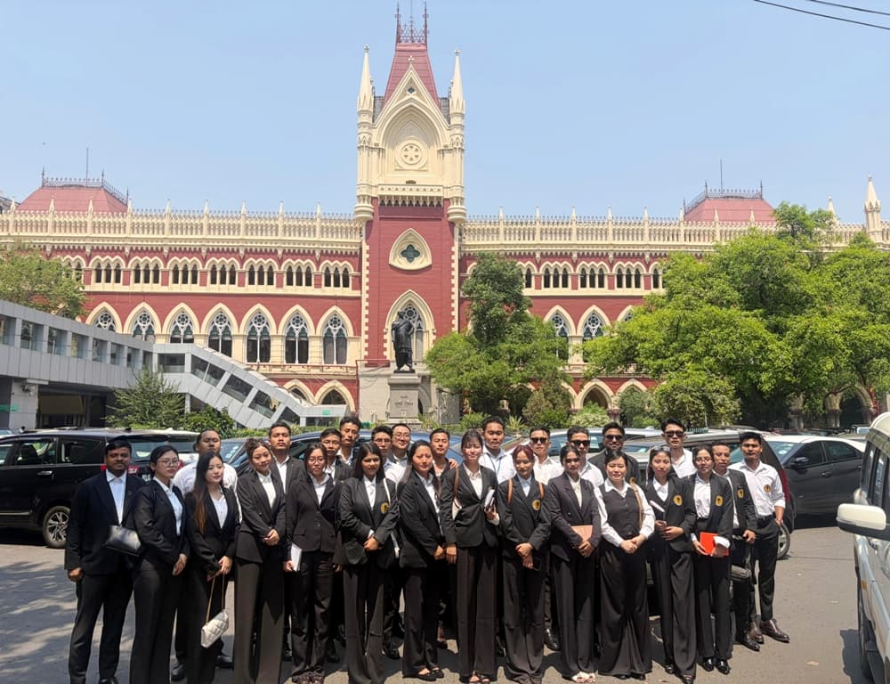 City Law College Dimapur students visit Calcutta High Court