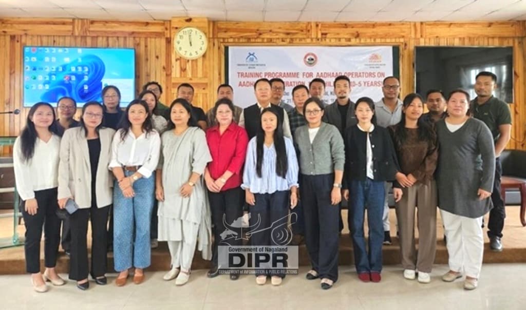 Directorate of Economics and Statistics conducts training on Aadhaar registration in Kohima