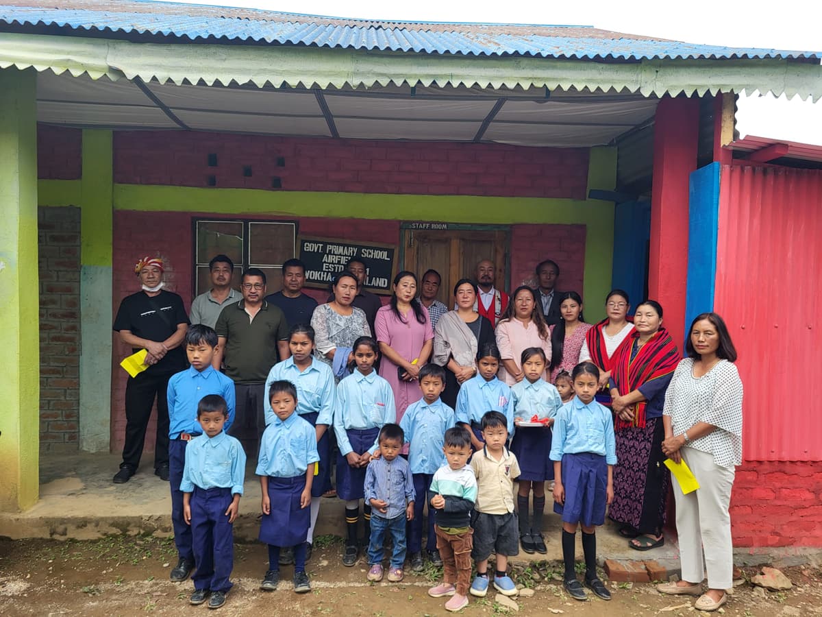 GPS Airfield Colony in Wokha dedicates new classroom