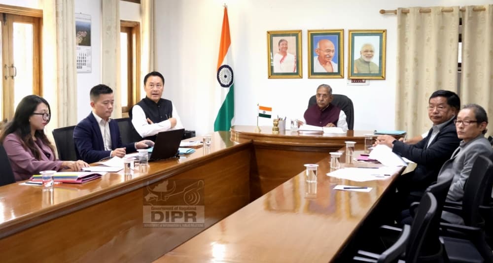 Governor reviews PHED water, sanitation projects in Nagaland