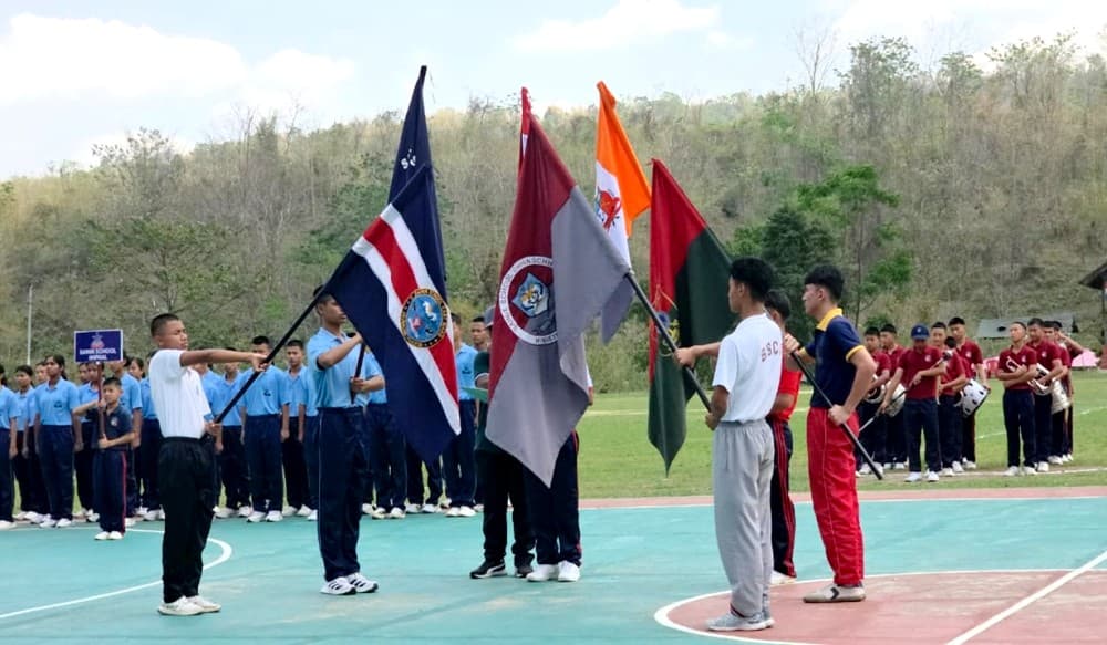 Group E All India Sainik Schools National Games underway in Punglwa