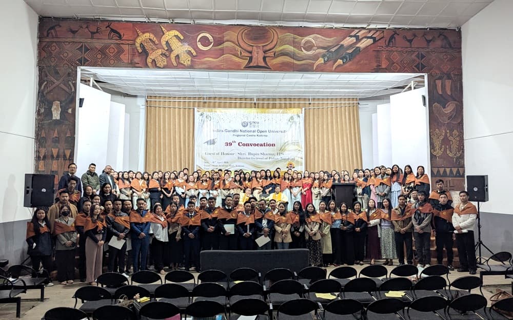 IGNOU Kohima holds 39th convocation