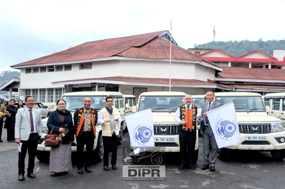 Nagaland: Justice Surana flags off MUVs for legal services authorities