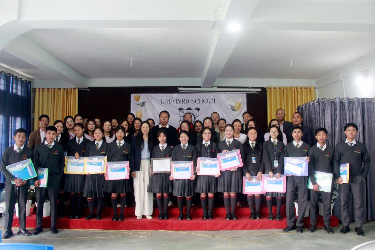 Ladybird School Mokokchung felicitates HSLC 2026 achievers
