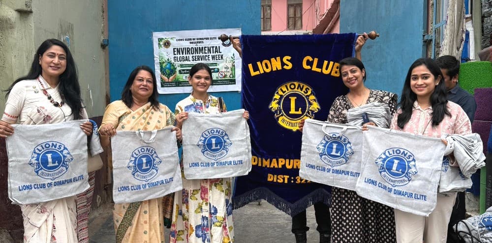 Lions Club of Dimapur Elite conducts plastic-free campaign