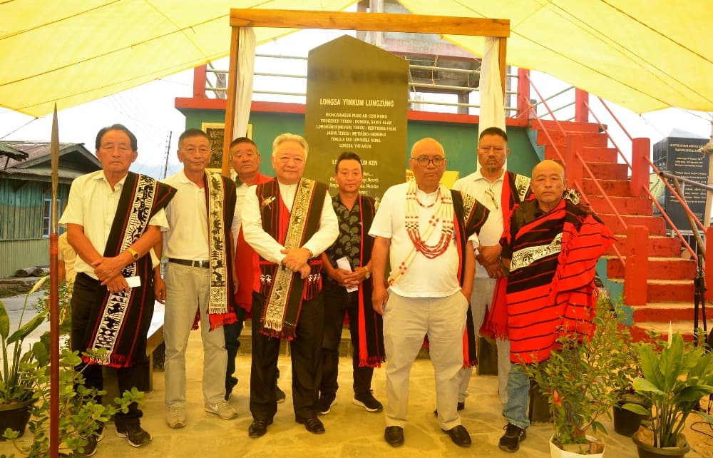 Longsa Village erects monolith to preserve its historical legacy