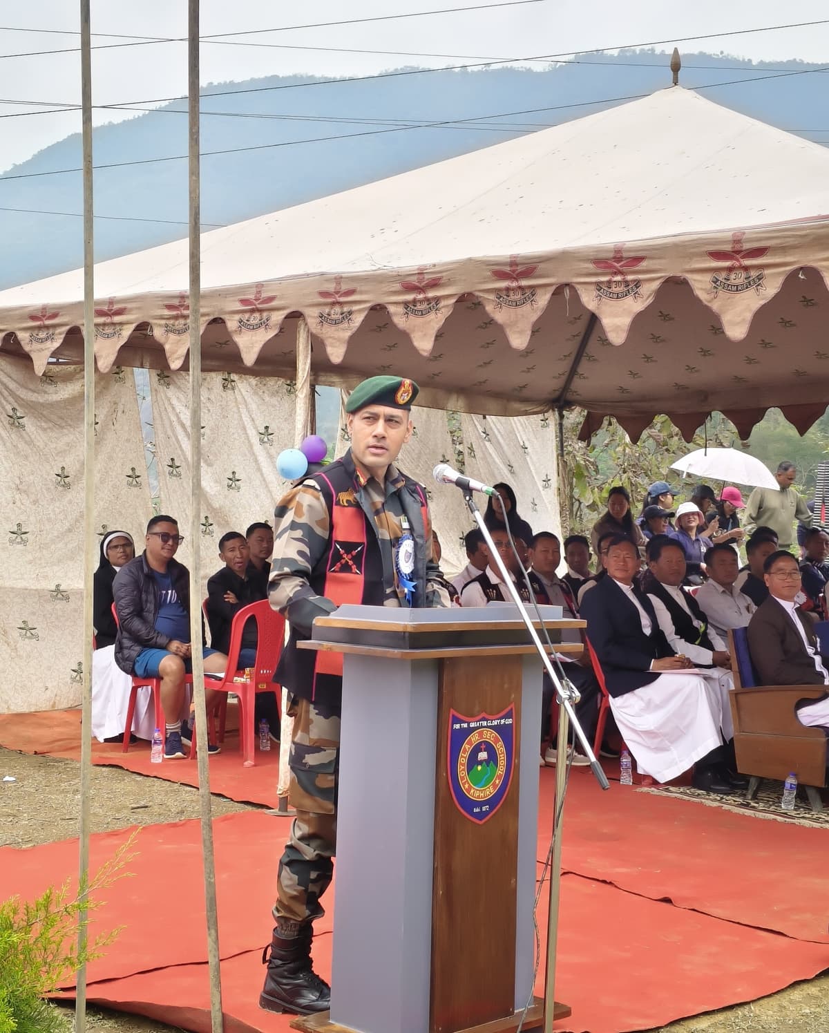 Loyola Higher Secondary School annual sports meet begins in Kiphire