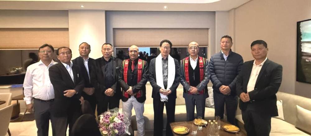 Minister KG Kenye calls on NERPC chairman in Shillong