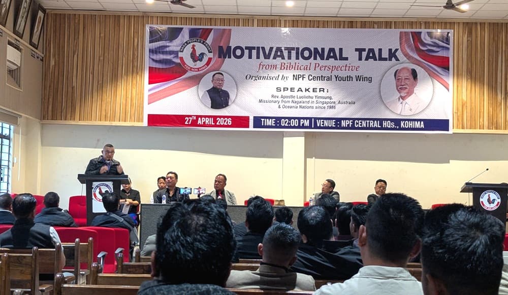 NPF Central Youth Wing holds Biblical leadership talk in Kohima