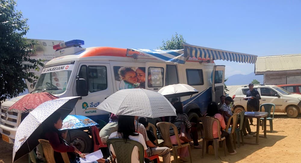 Nature SBI Foundation Nagaland conducts health camp at Pungro CHC