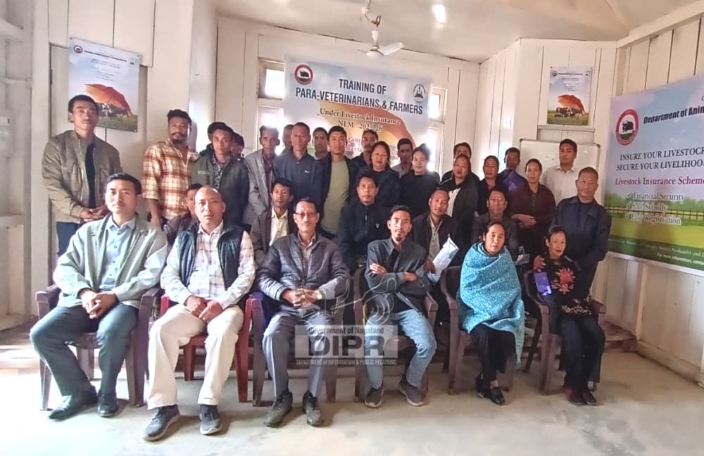 Noklak hosts training on livestock insurance scheme
