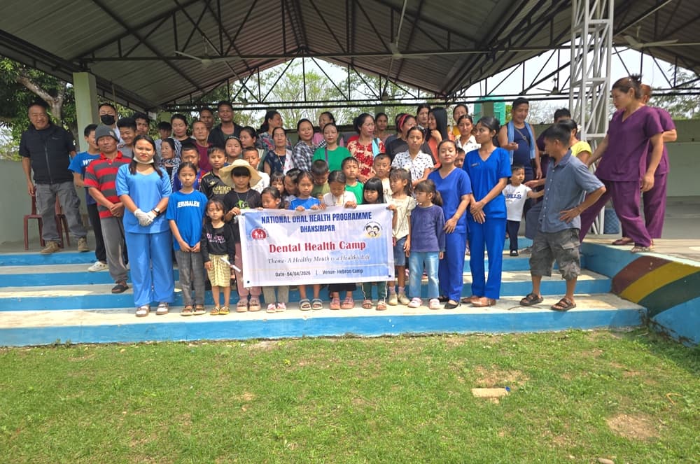 Dental camp organised at Hebron Camp in Chümoukedima