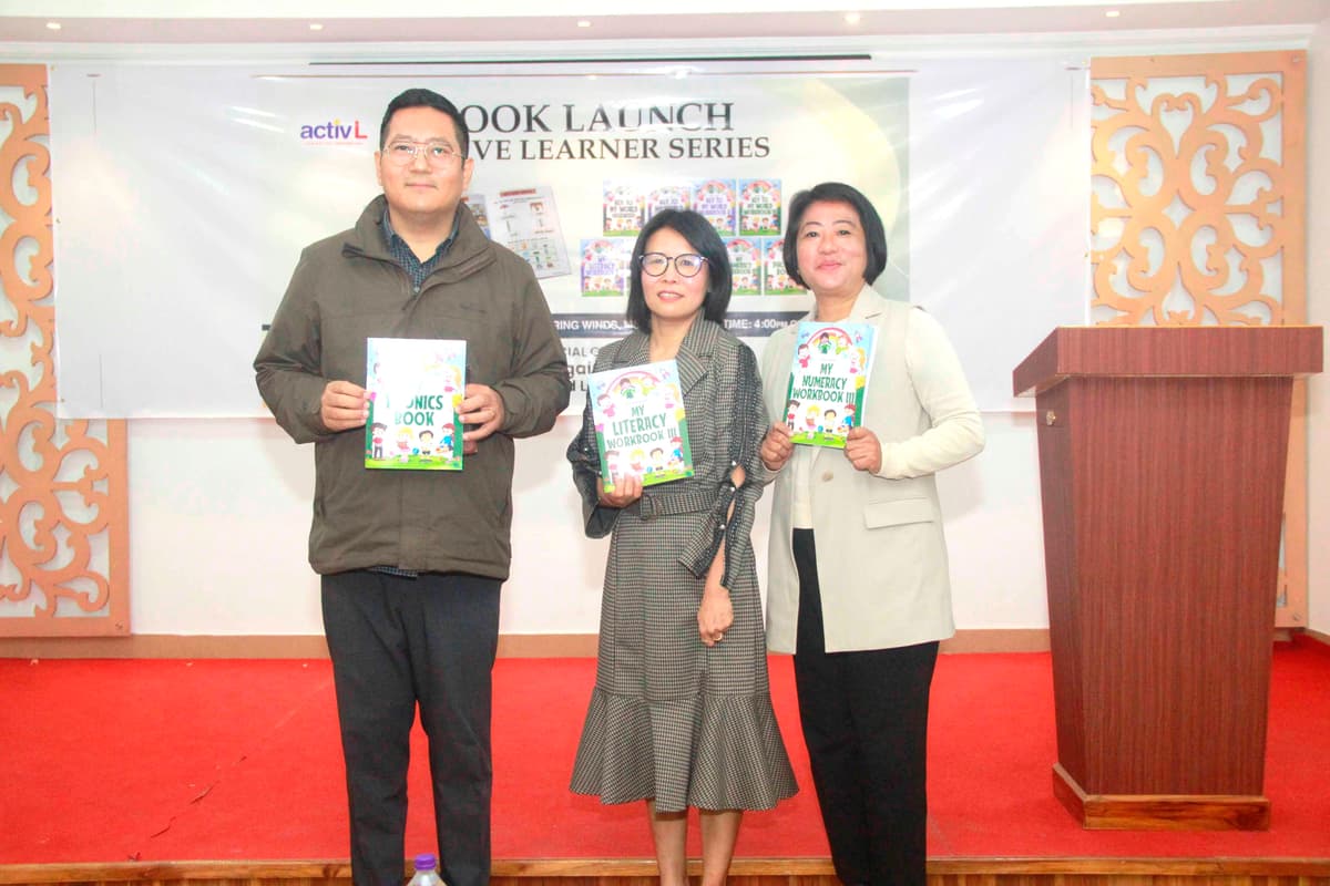 Sharingain Longkumer launches 'The Active Learner Series' in Mokokchung