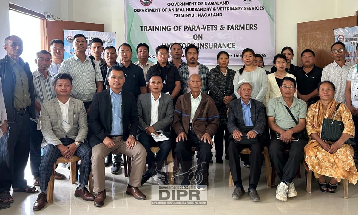 Training on livestock insurance held at CVO office Tseminyu