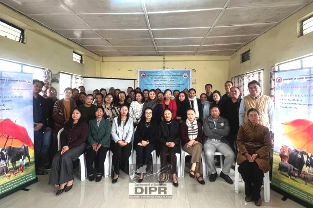 Kohima para-veterinarians receive training on Livestock Insurance Scheme
