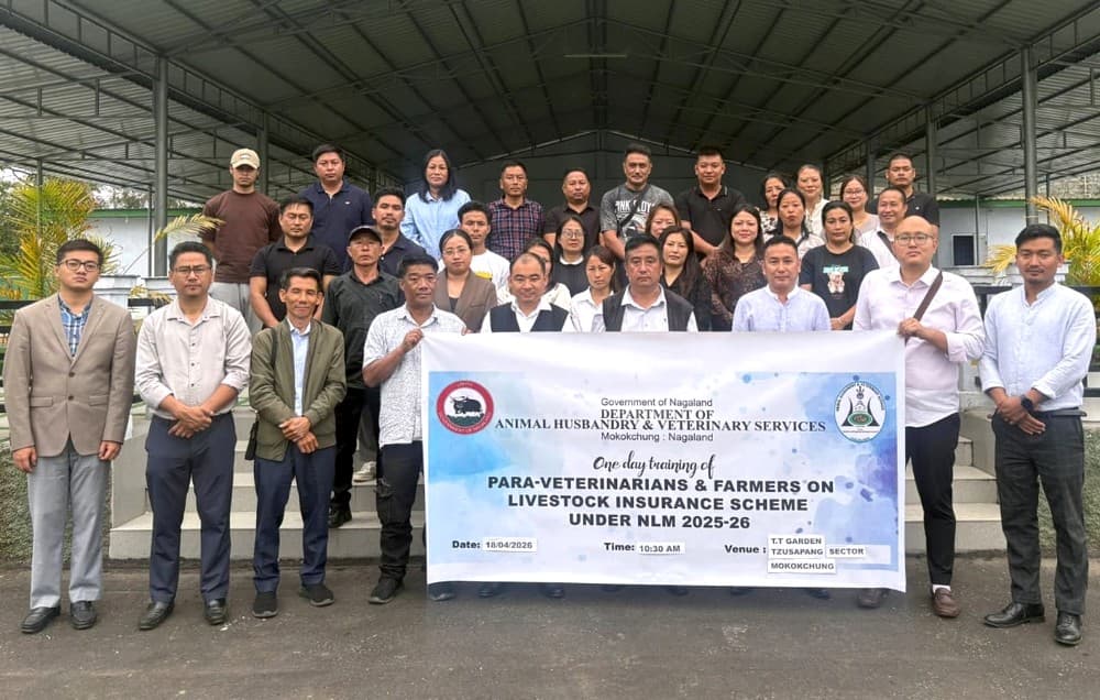 Training on livestock insurance scheme held in Mokokchung