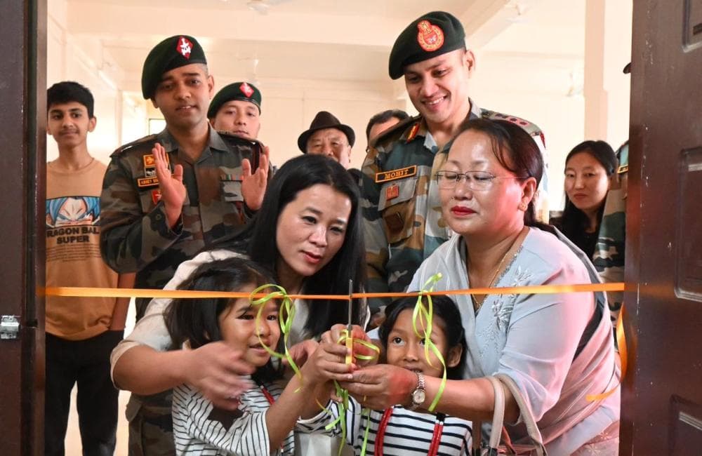 Assam Rifles dedicates water purification plant to ZWO Children’s Home in Peren