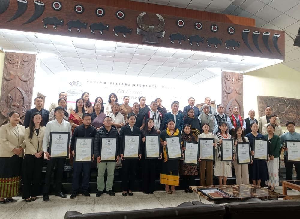 Academic achievers felicitated in Kohima, Pughoboto and Yachem