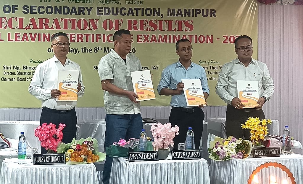Manipur Board declares HSLC exam 2026 results