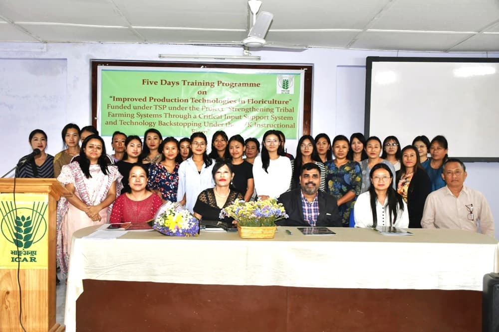 5-day floriculture training underway at KVK Wokha