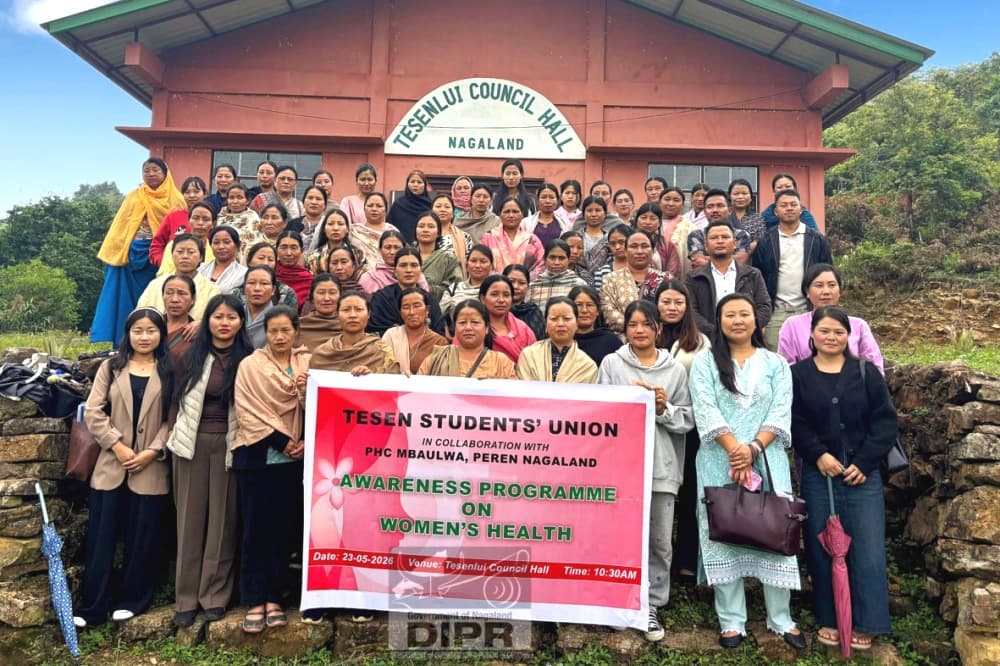 Women health awareness programme held at Tesen village in Peren