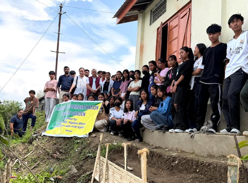 ATMA Kiphire conducts nutrient garden training