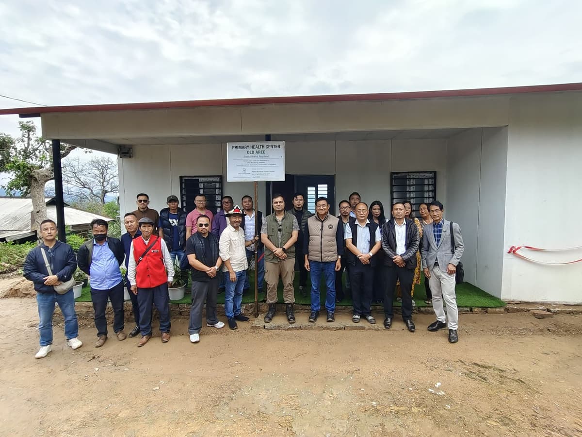 Advisor Mhathung inaugurates new PHC building at Old Aree Village