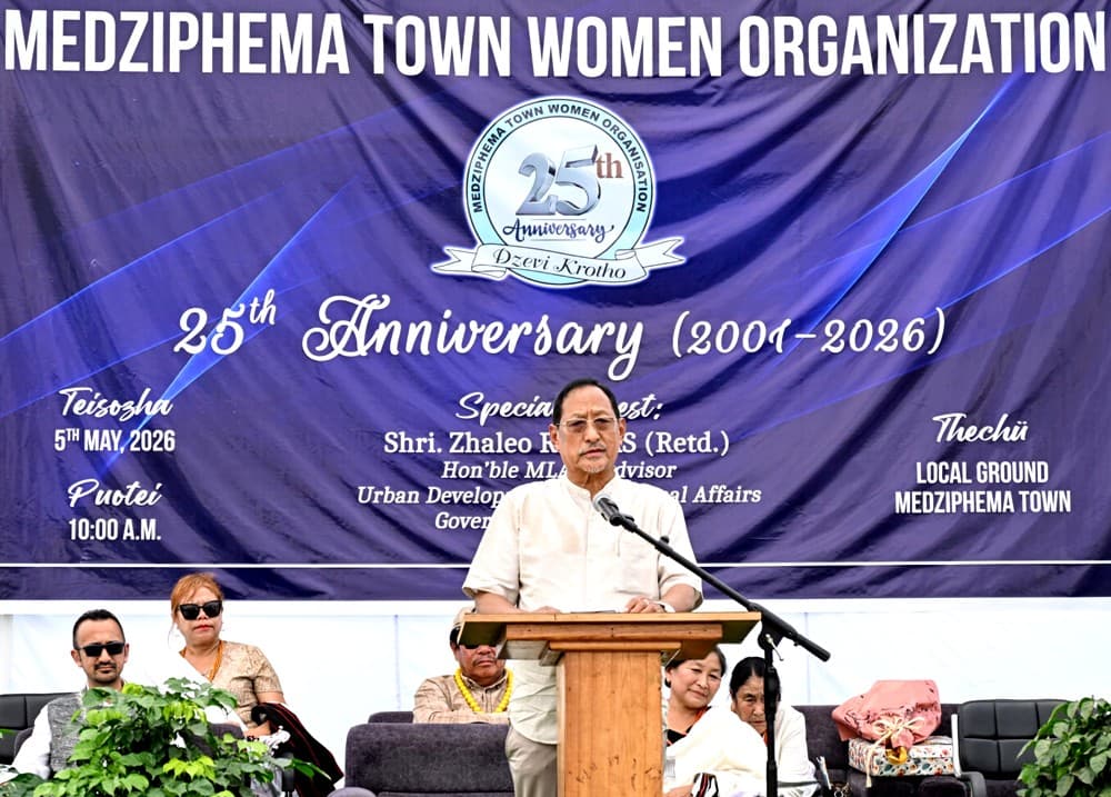 Nagaland: Advisor Zhaleo Rio stresses 'inclusivity' at MTWO silver jubilee