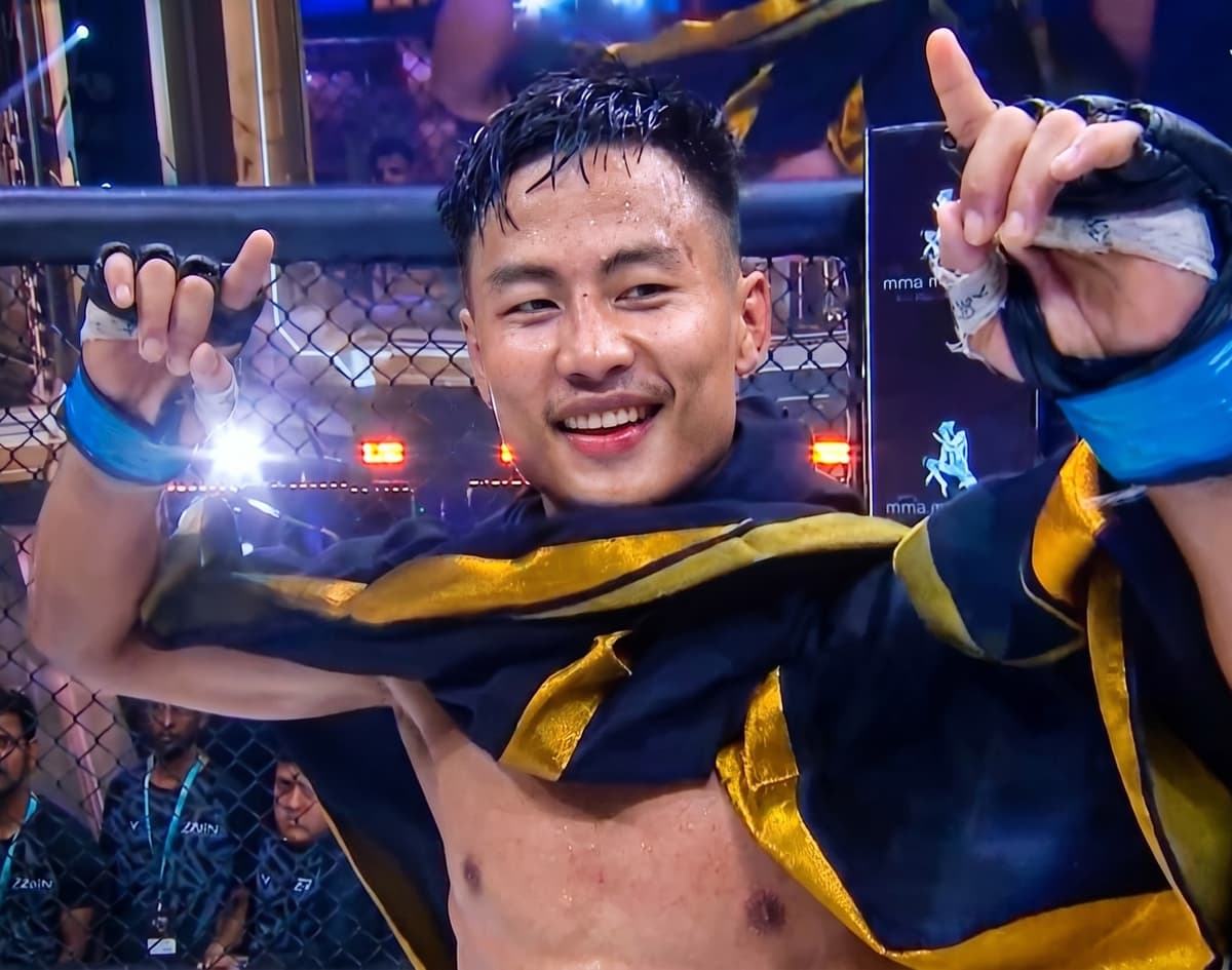 Avizo Lanamai wins MMA bout at Matrix Fight Night 18