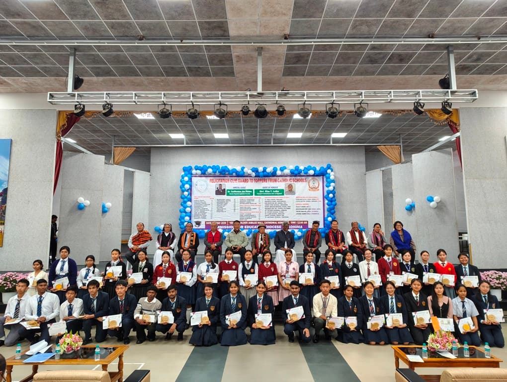 CEDOK felicitates NBSE toppers from Catholic schools