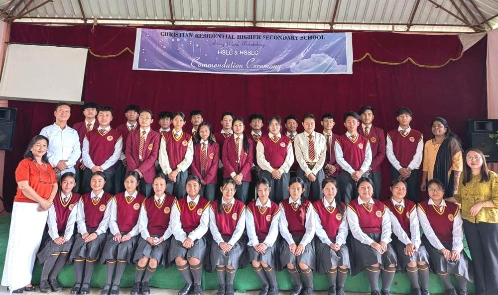 CRHSS Mokokchung celebrates Class 10 and 12 distinction holders