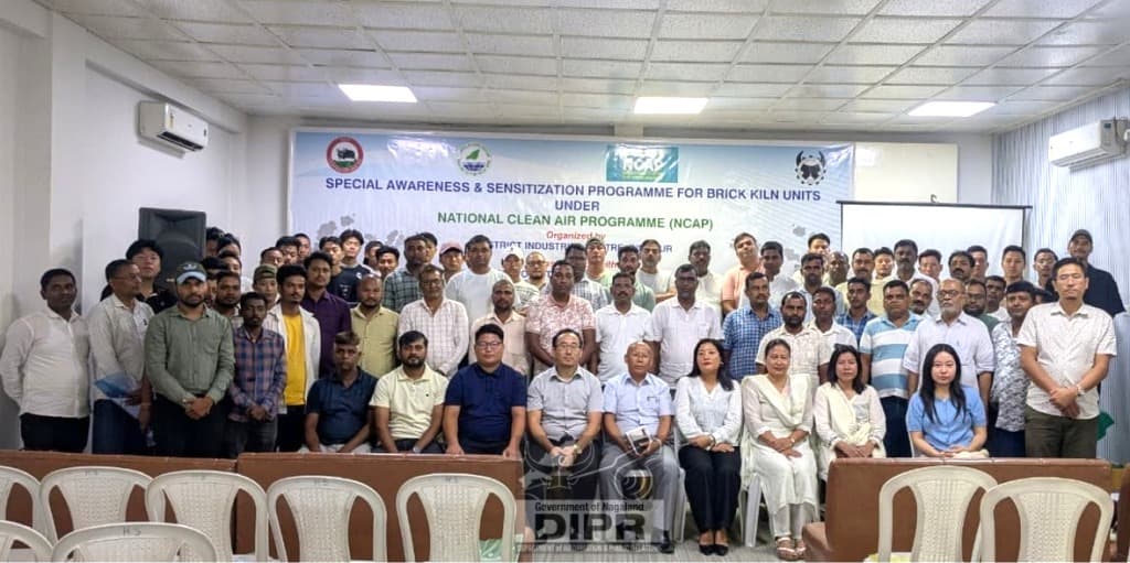 Dimapur Brick kiln owners sensitised on air pollution control measures