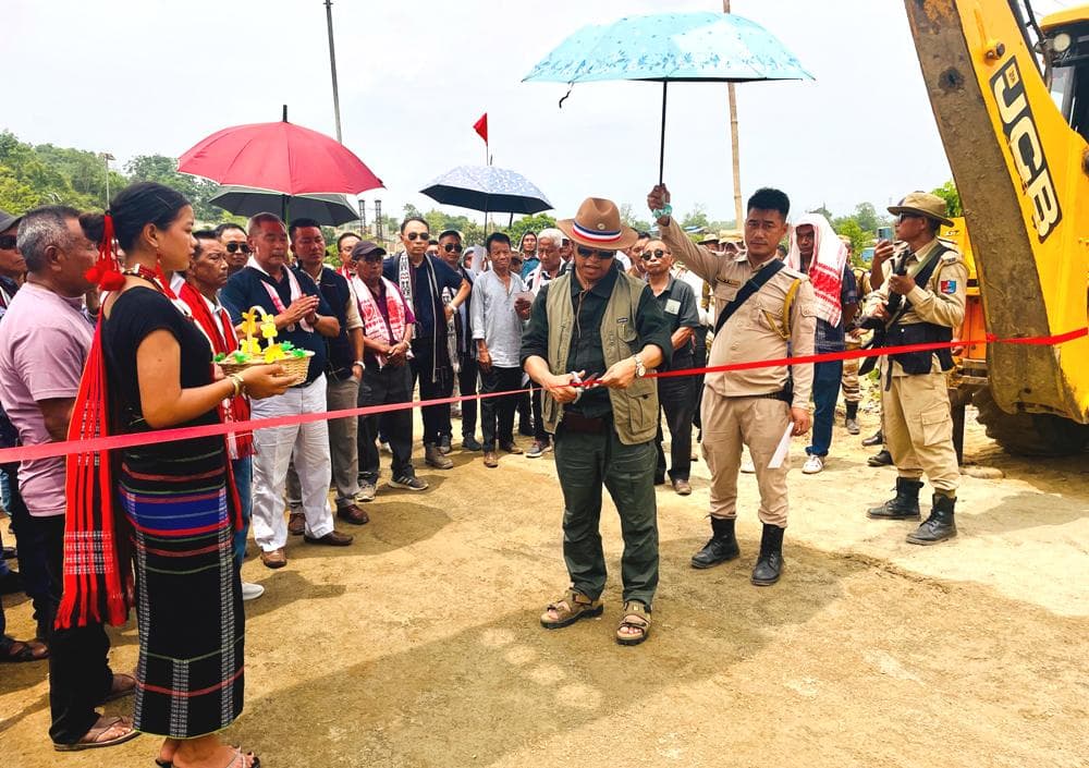 Foothills Road stretch from Doyang Bridge to Merapani inaugurated in Wokha