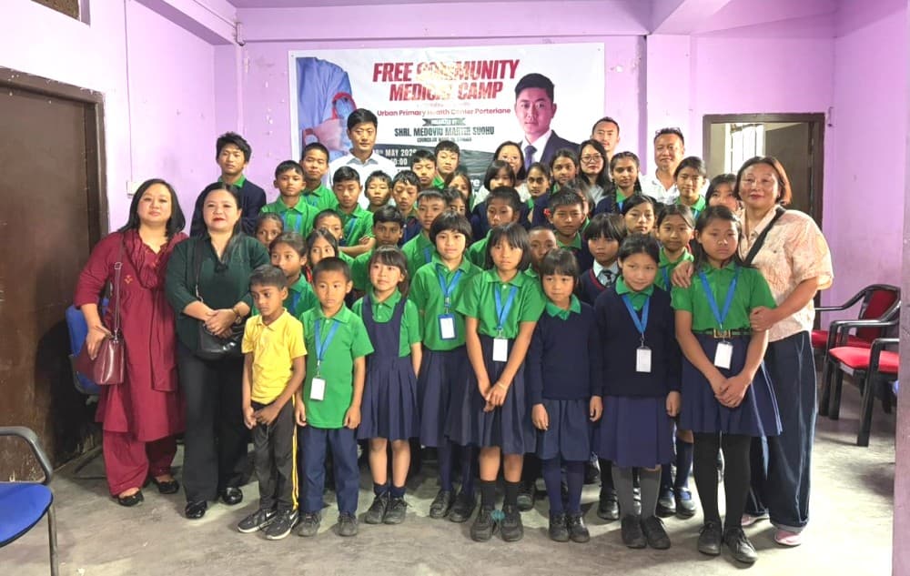 Free medical camp held at Lower PR Hill in Kohima