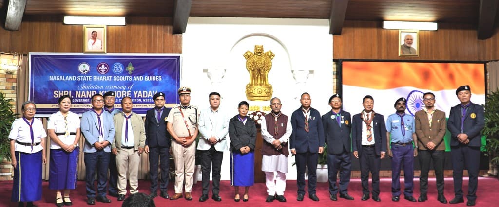 Governor inducted as chief patron of Nagaland Bharat Scouts & Guides