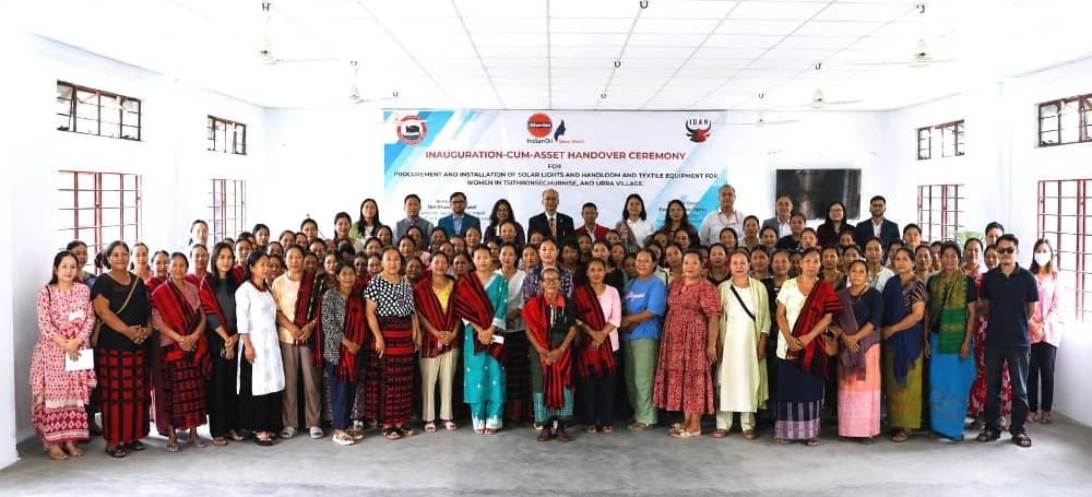 IDAN, IOCL boost handloom sector with asset distribution in Chümoukedima
