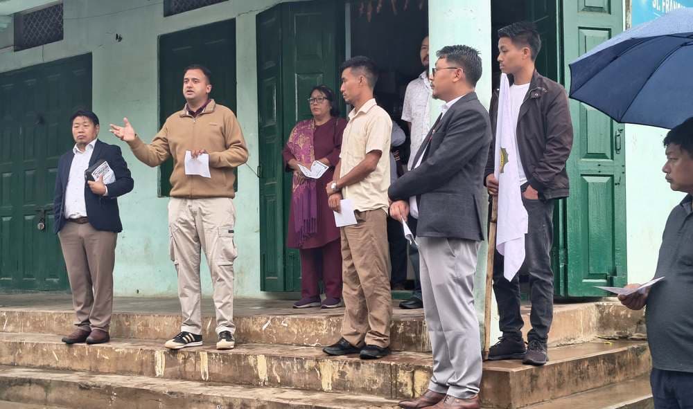 Konyak Students' Union launches 'Education Wheel Tour' phase III in Mon