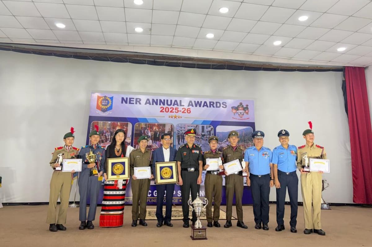 Kohima Group NCC shines at NER award ceremony