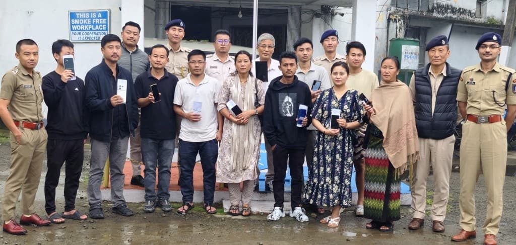 Kohima Police recover 29 lost, stolen mobile phones
