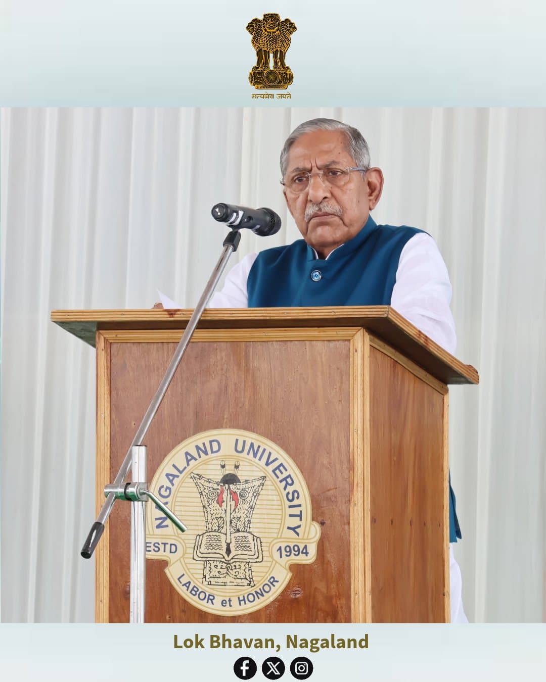 Nagaland Governor warns of fading tribal heritage in Northeast