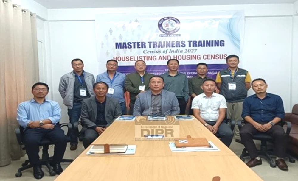 Master trainers training for Census 2027 underway in Kohima