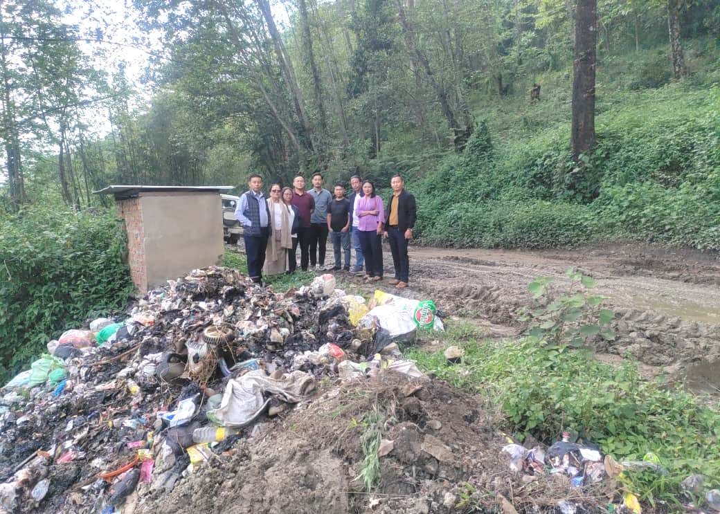 Nagaland Pollution Control Board makes presentation on SWM Rules in Atoizu
