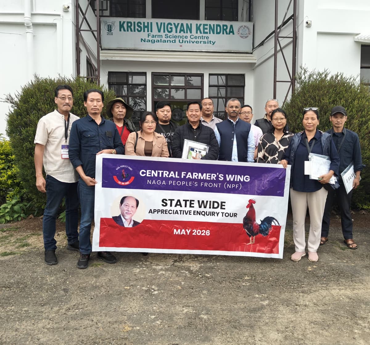 NPF Central Farmers Wing visits KVK Zunheboto