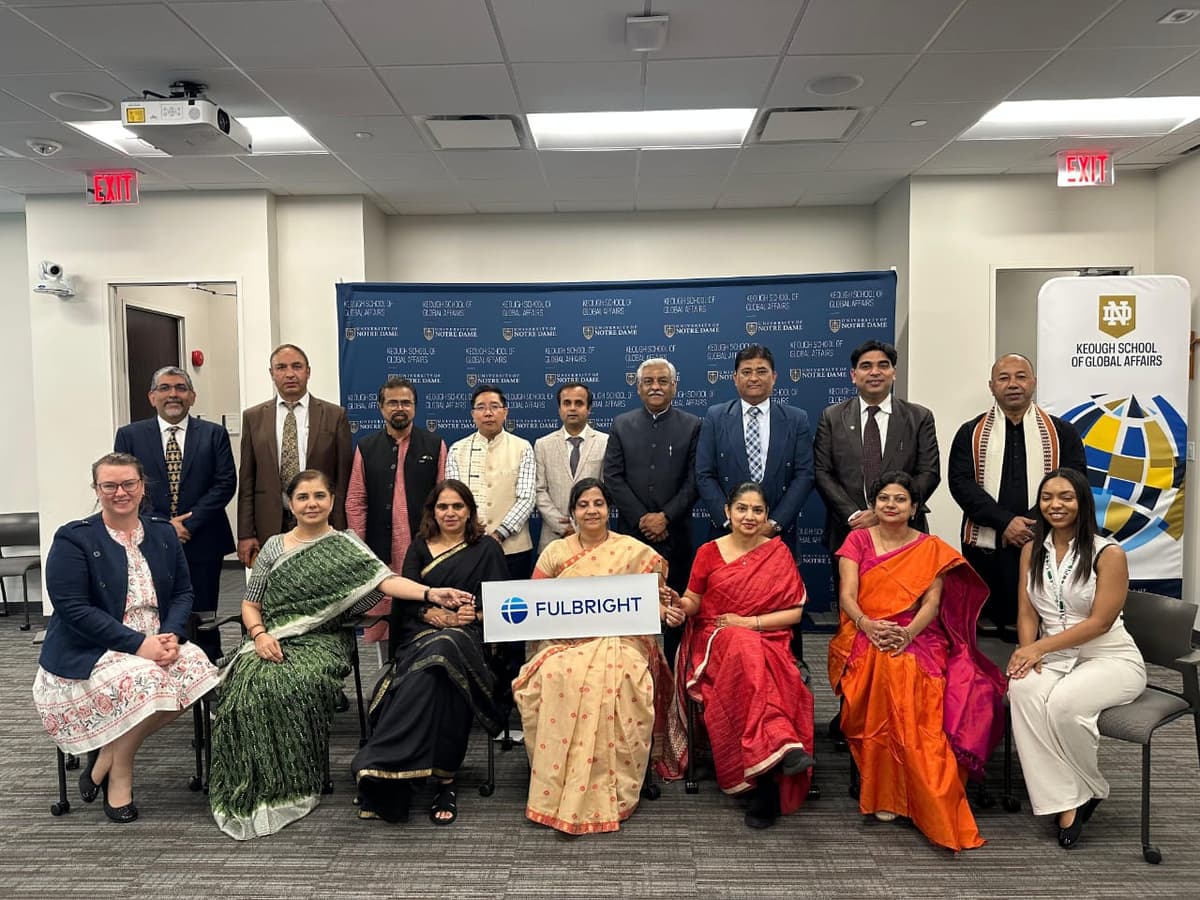 Nagaland University’s Dipak Sinha attends Fulbright-Nehru programme in the US