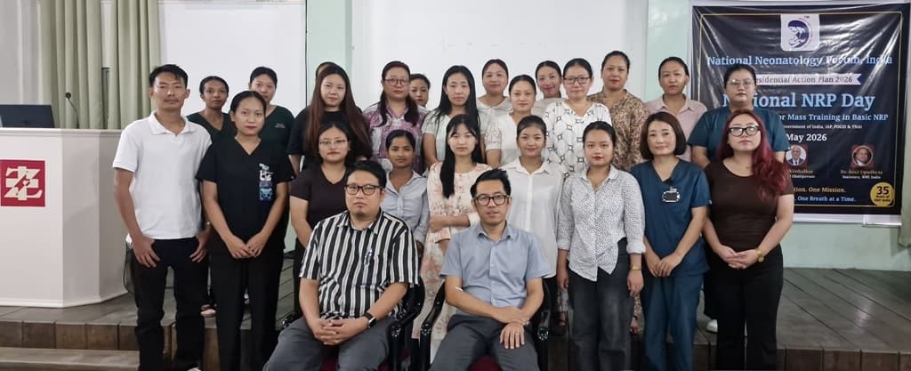 Neonatal resuscitation training held at Dimapur Zion Hospital