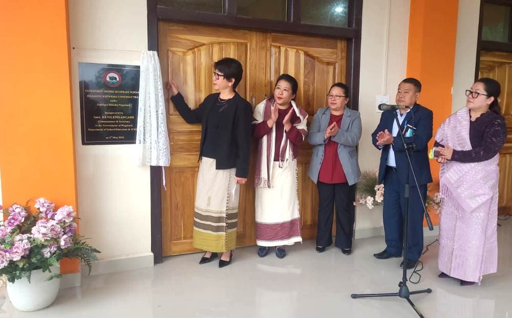 New school building of GHSS Kigwema inaugurated in Kohima
