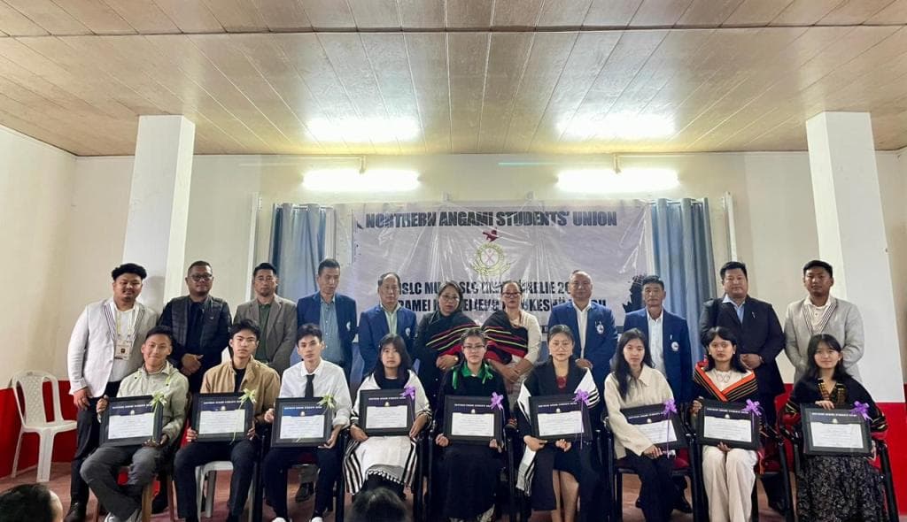 Northern Angami Students’ Union honours HSLC, HSSLC achievers