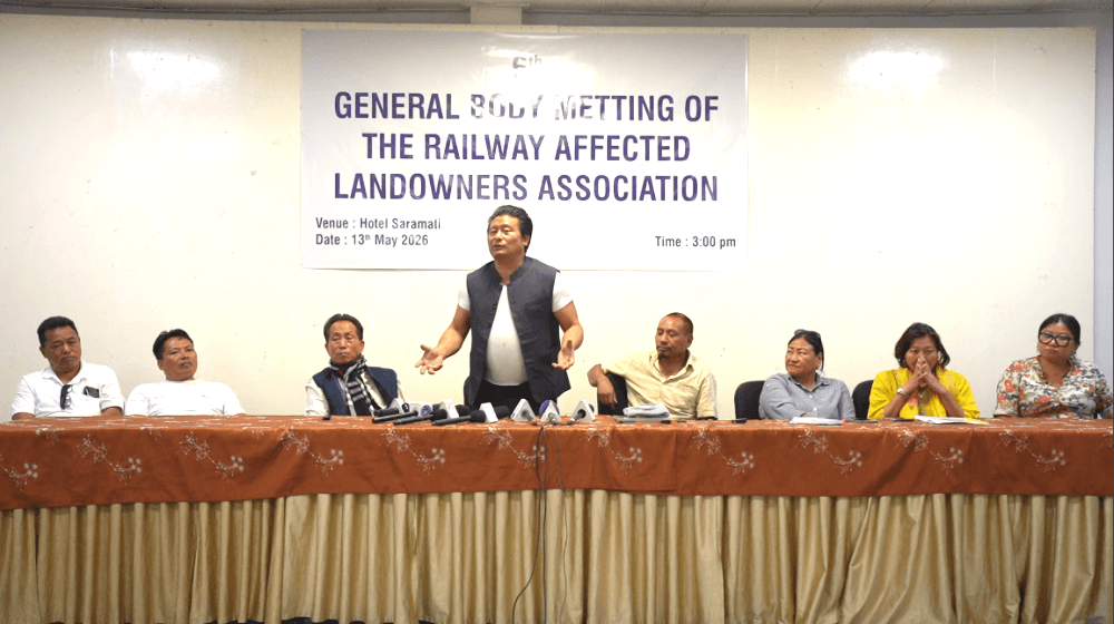 Railway landowners demand compensation for land, structures in Dimapur railway project