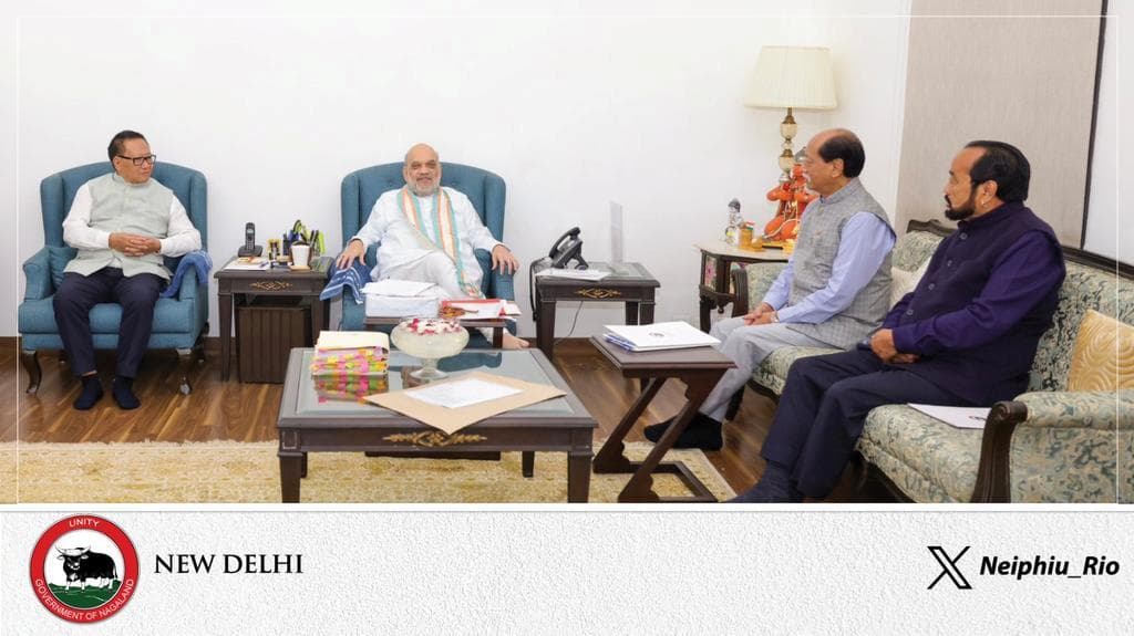 FNTA, Naga talks in focus as Rio-led delegation meets Amit Shah