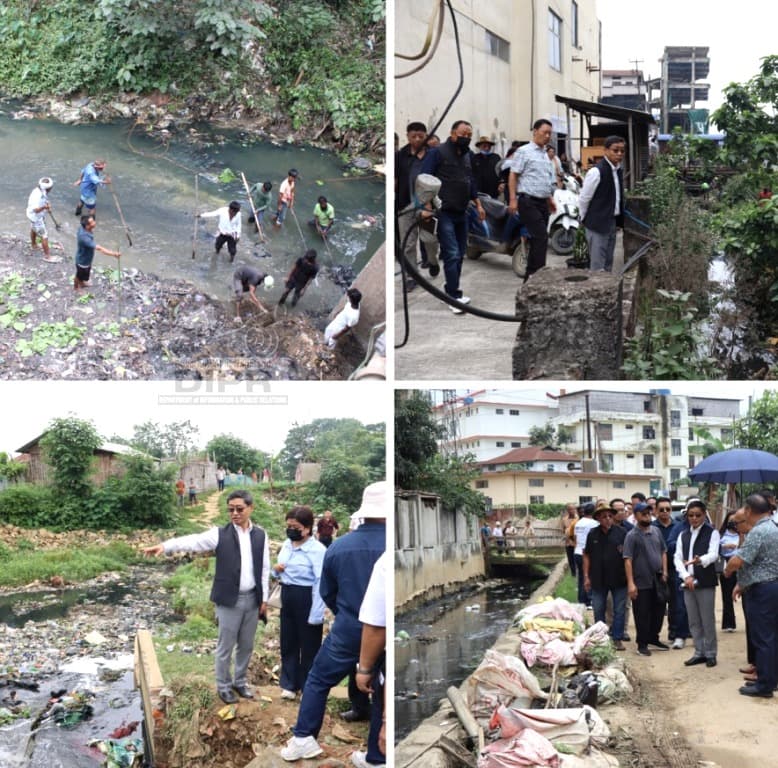 Ahead of monsoon, chief secretary reviews flood-prone areas in Dimapur
